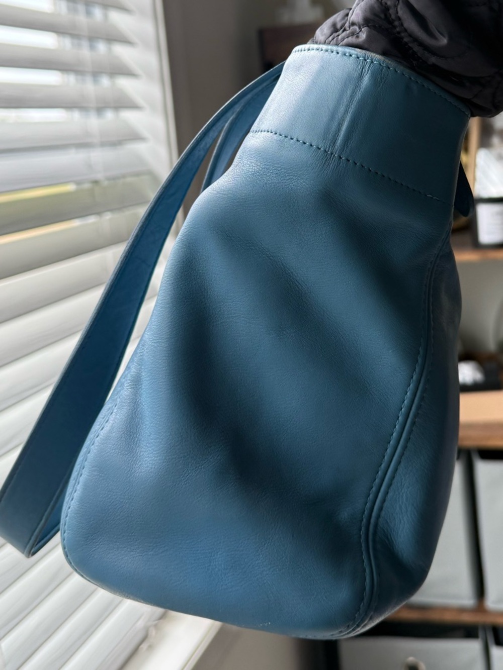 Coach Glacier Blue Waverly SoHo Buckle 4157 - Picture 9 of 10